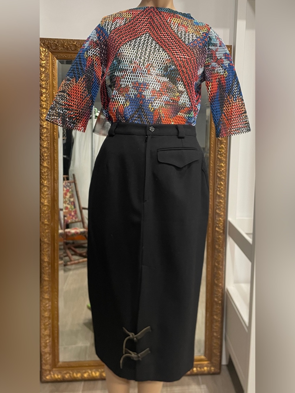 1980's Jean Paul Gaultier Gibo Pencil Skirt